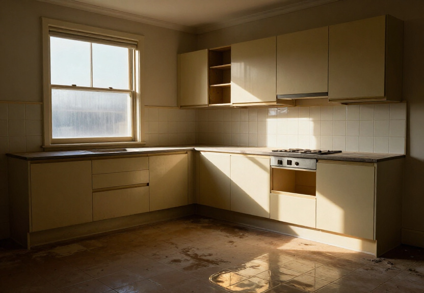Mould-free basement in Bangor after treatment